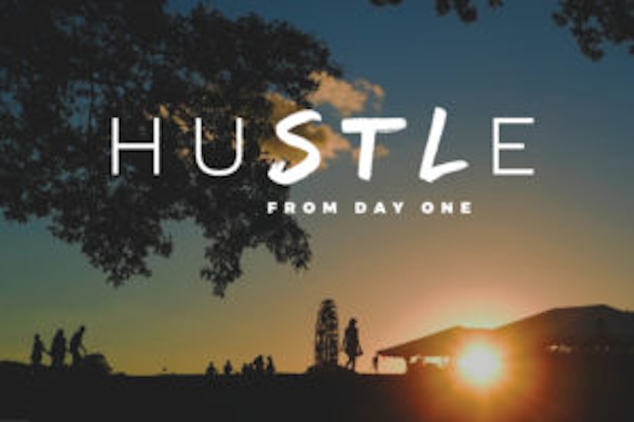 huSTLe From day one graphic