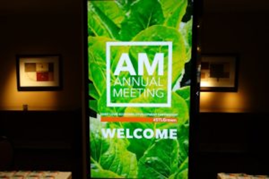 AM ( Annual Meeting ) welcome sign