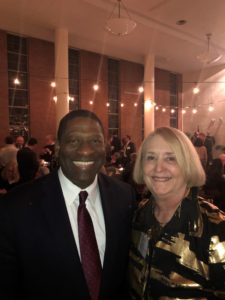 Executive Director of the St. Louis Mosaic Project Betsy Cohen and Interim-CEO of the St. Louis Economic Development Partnership Rodney Crim