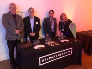 Jason Archer, STL Partnership Vice President of Business Development, Roger Schlueter, STL Partnership Business Development Officer, Zach Folk, STL Partnership Business Development Specialist, Janet Wilding, Vice President of 39North and Major Projects with STL Partnership