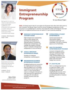 St. Louis Mosaic Project Immigrant Entrepreneurship Program