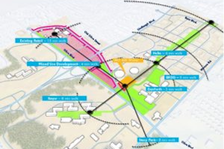 Map of the 39 north greenway plan