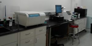 Lab space used by Cicadea Biotech, LLC at the Helix Center 