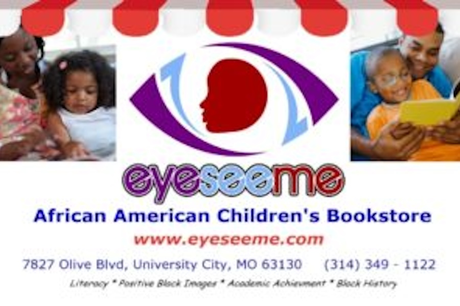 Eyeseeme logo with images of children reading