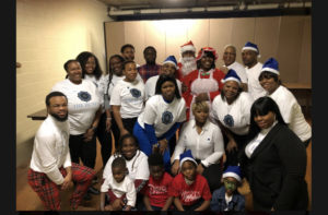 Participants at the Hunt Foundation past toy drive event