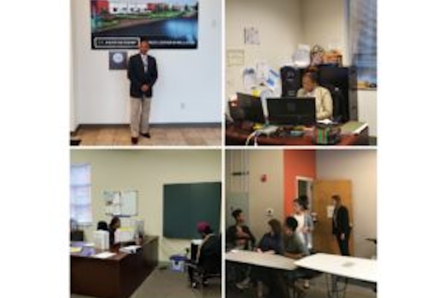 4 photos of spaces at STL Partnership business incubators