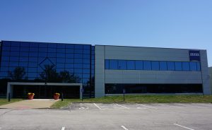 Exterior shot of the Zeiss building