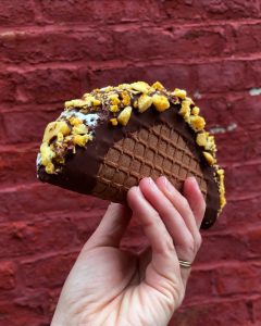 ice cream taco