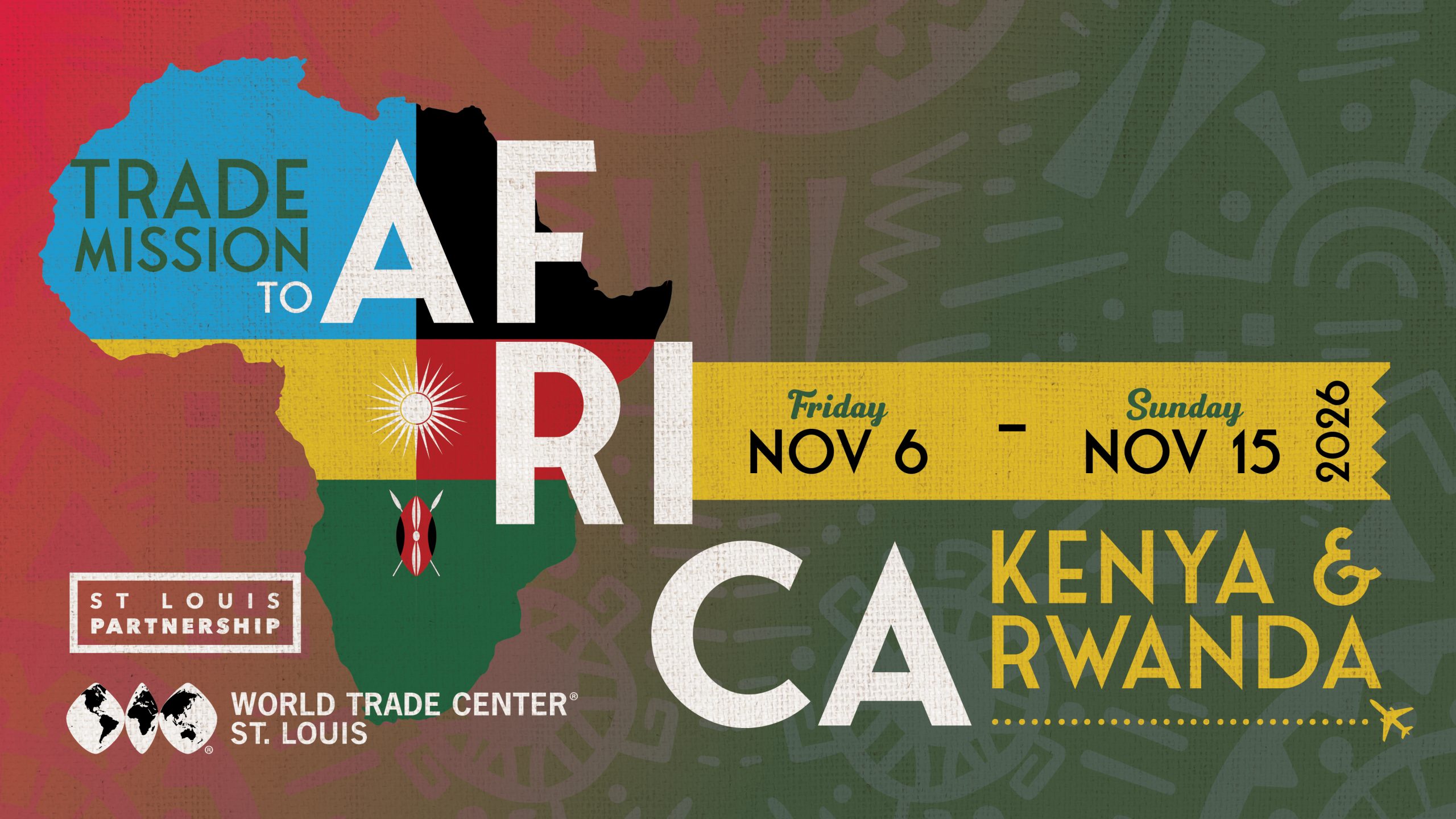 Kenya and Rwanda Africa trade mission graphic
