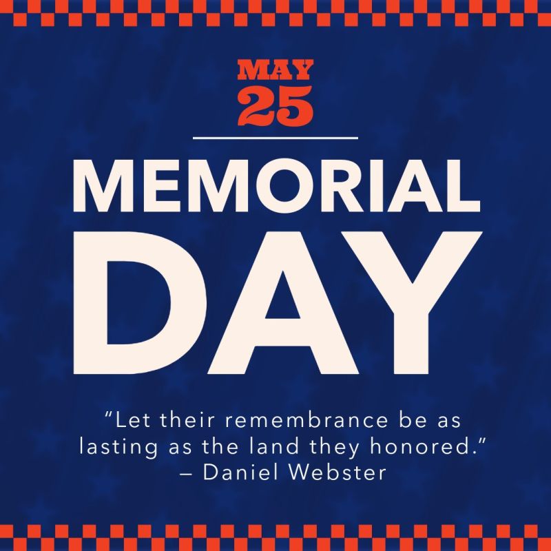 Image for the Tweet beginning: This Memorial Day, we honor