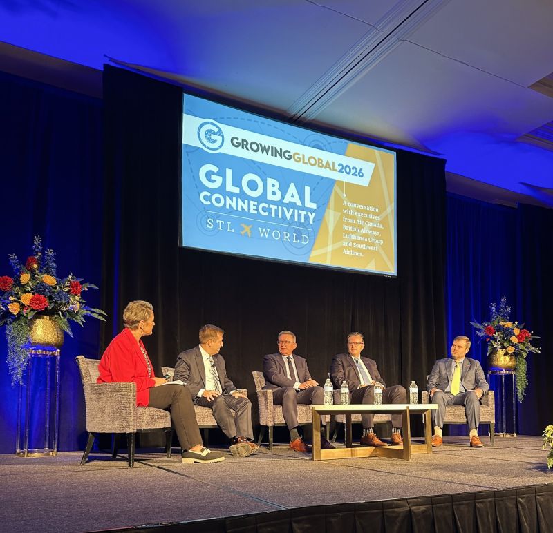 Image for the Tweet beginning: Huge announcement made at #stlgrowingglobal